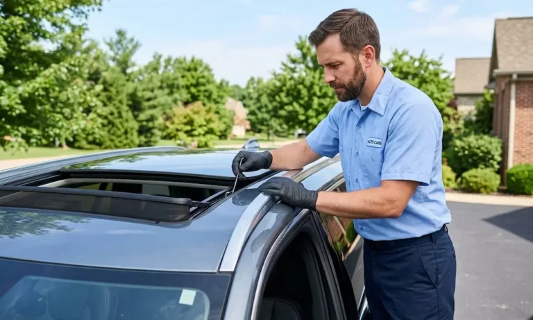 How to Clean Sunroof Drains