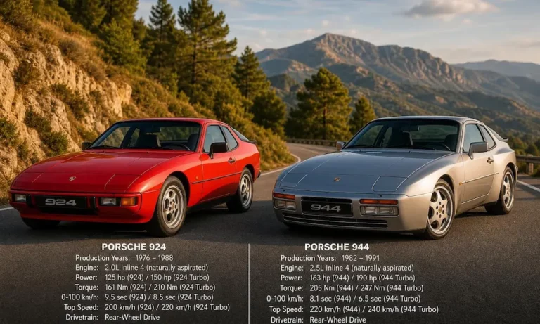 Porsche 924 vs 944