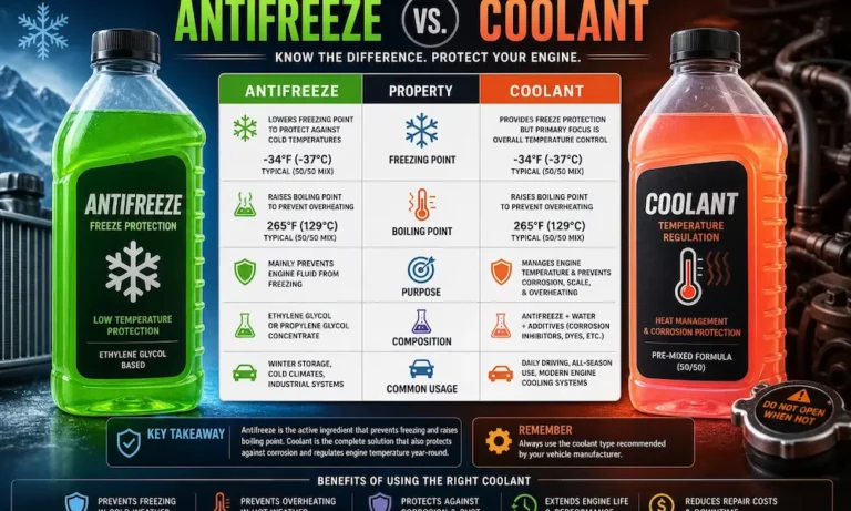 Antifreeze vs Coolant