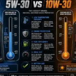 5W-30 vs 10W-30