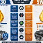 5W-30 vs 5W-20