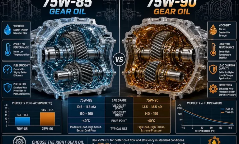 75W-85 vs 75W-90 Gear Oil