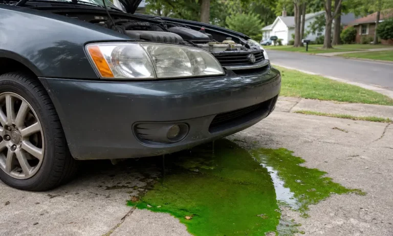Coolant Leaking From Bottom of Car
