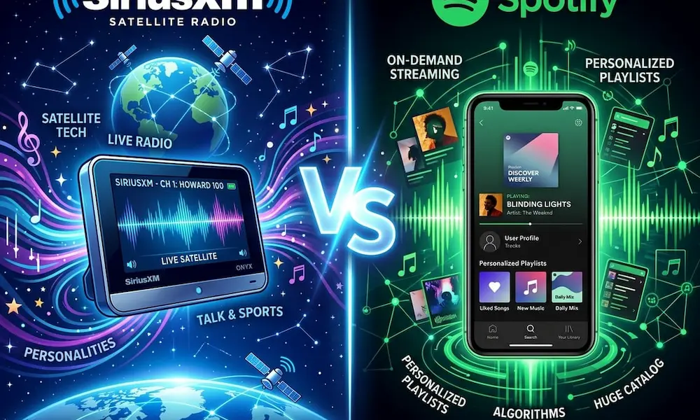 SiriusXM vs Spotify