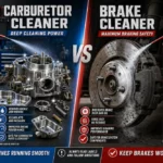 Carburetor Cleaner vs Brake Cleaner