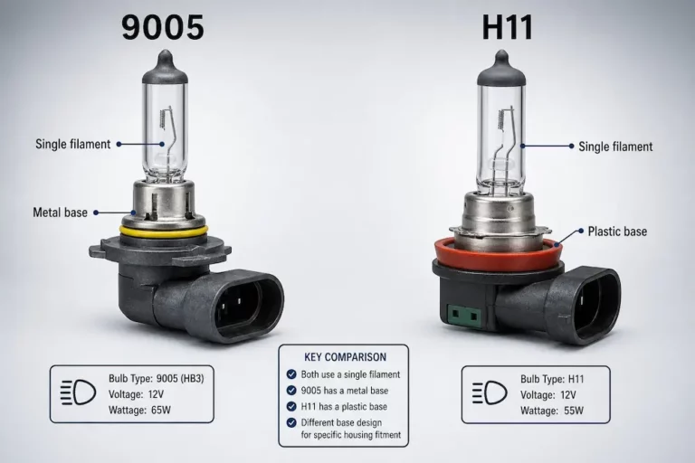 9005 vs H11 Bulb
