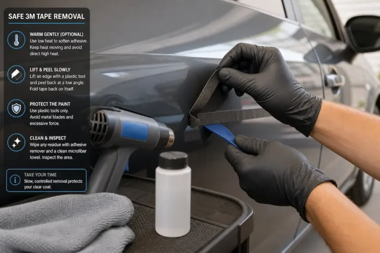 How to Remove 3M Adhesive Tape From Car