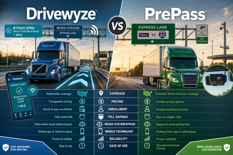 Drivewyze vs PrePass